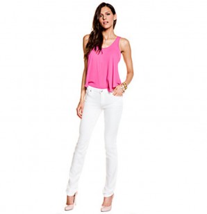 Agave Denim Paloma Classic Skinny White Wash