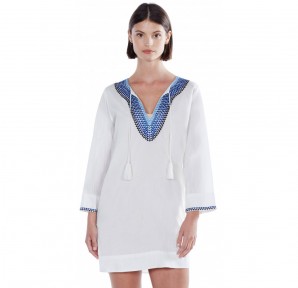 Soft Joie - Ashvini Tunic in Porcelain/ Peacoat