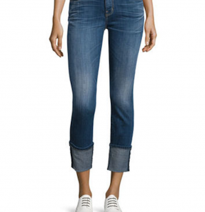 Current/Elliott The Cuffed Skinny Jean in ENVY