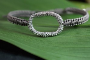 Tai_Circle_of_Life_Bracelet_Silver/Dark_Grey