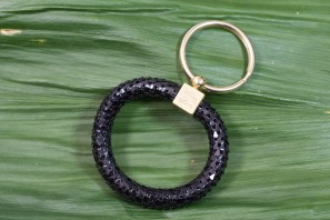 Whiting_&_Davis_Classic_Circle_Key_Ring_Black