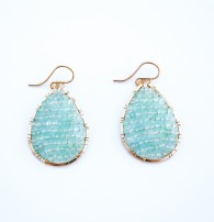 Sonya Renee - Posh Seafoam Earrings